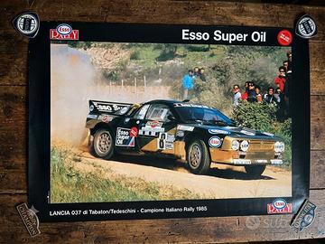 poster lancia 037 rally