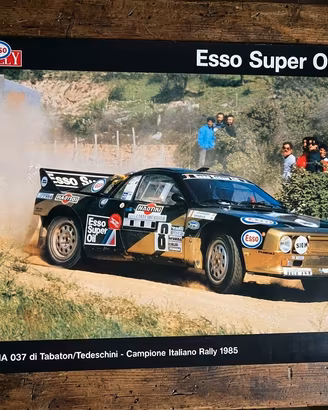 poster lancia 037 rally