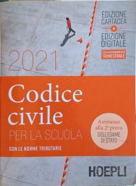 codice civile per la scuola anno 2021