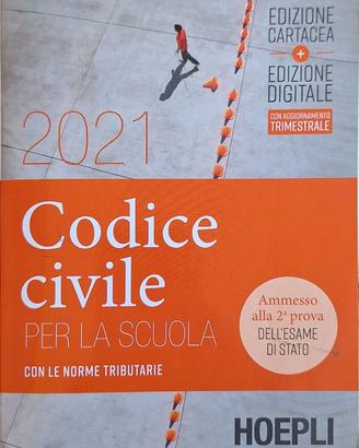 codice civile per la scuola anno 2021