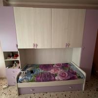 Armadio a ponte, con letto e materasso compreso