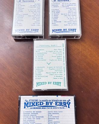 Lotto musicassette originali e rare MIXED BY ERRY