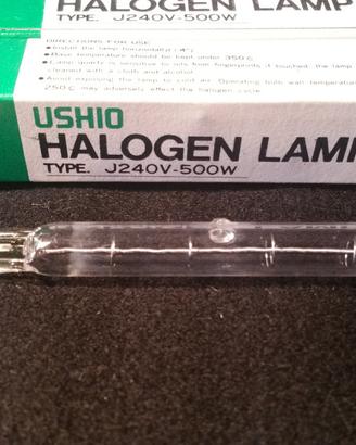 Lampade alogene lineari R7S 100W, 200W, 250W, 500W