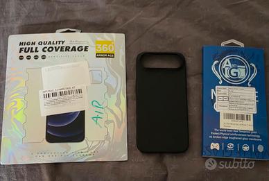 Set pellicole e custodia iPhone AIR - NUOVI