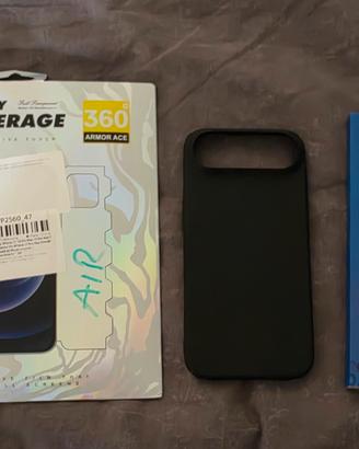 Set pellicole e custodia iPhone AIR - NUOVI