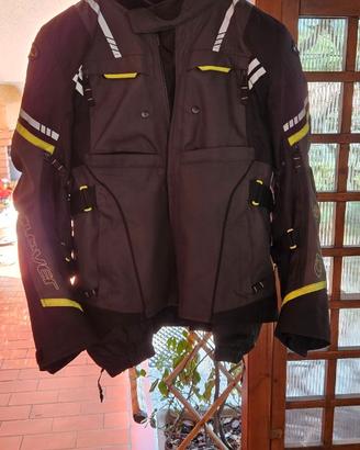 Giacca da moto Clover taglia M con para schiena