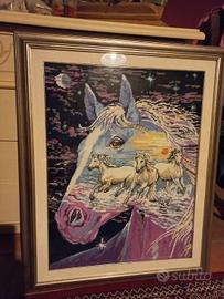 Quadro con cavalli