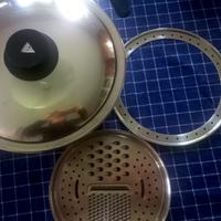 Pentola AMC con coperchio e accessorio