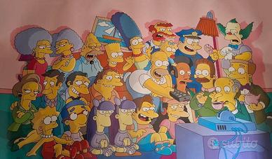 Poster "I Simpson Cast" 100x68 cm