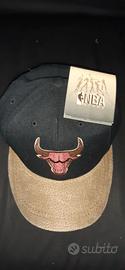 cappello vintage in pelle Chicago Bulls