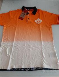 Polo Marville arancione sfumato