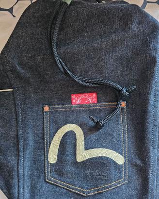 Zaino Evisu Denim nuovo mai usato