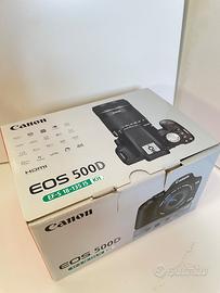Canon EOS 500D + obiettivo 18-135mm IS STM – Kit
