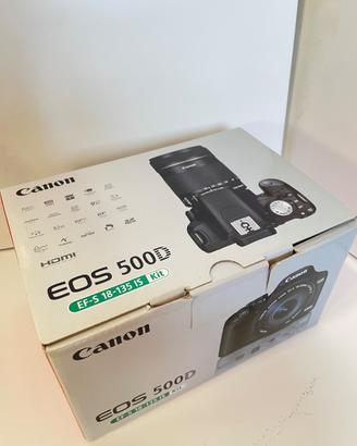 Canon EOS 500D + obiettivo 18-135mm IS STM – Kit
