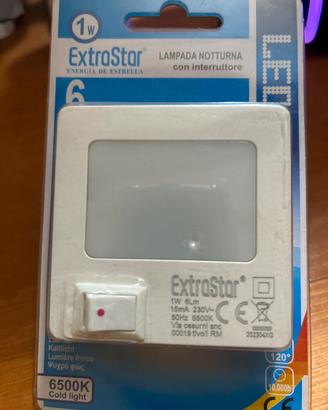 Lampada notturna con interrutore