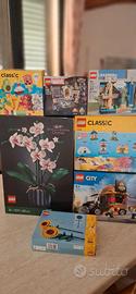 Lotto 7 Set LEGO Nuovi e Sigillati (Orchidea, City