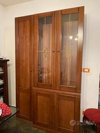 Mobile libreria e vetrina soggiorno