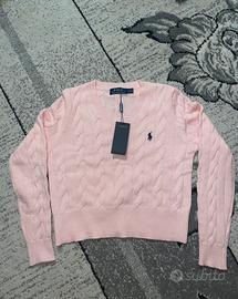 Maglione Polo Ralph Lauren rosa da donna
