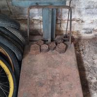 Bilancia a bascula per arredo vintage