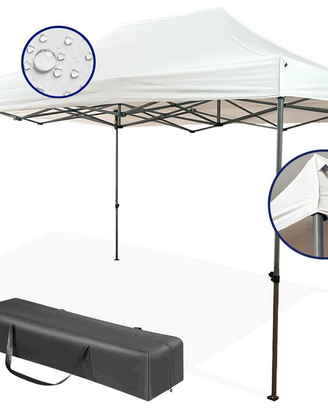 Gazebo 3x4,5 m Pieghevole Impermeabile