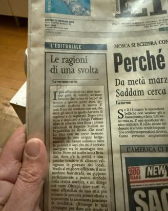 Quotidiano Libero. Una copia per scherzo  a Feltri