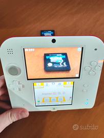 Nintendo 2DS Bianco/Rosso Originale + SD
