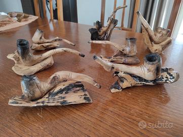 Pipe in legno d'ulivo 