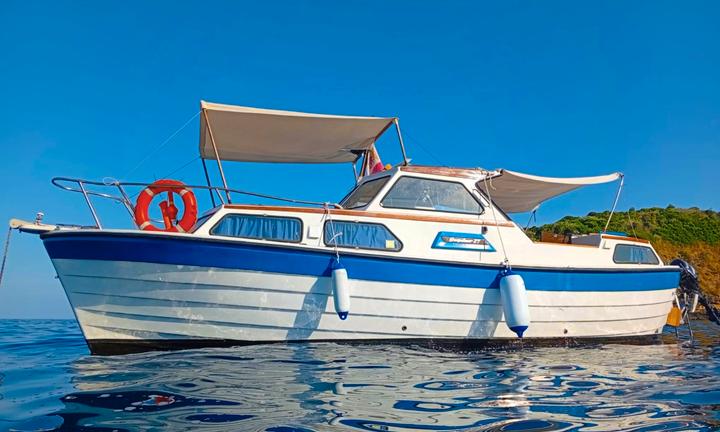 Barca Saga 27 diesel. line d'asse. pilotina 5posti