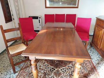 tavolo e 6 sedie
