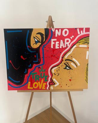 Quadro pop art Diabolik eva kant