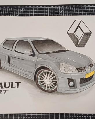 Disegno Renault Clio v6