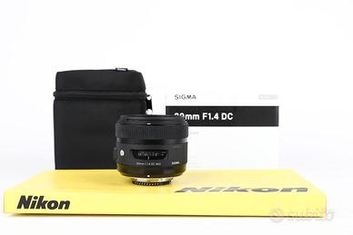 Sigma 30mm f1.4 DC ART Nikon USATO GARANTITO PER D