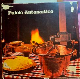 Paiolo in rame con motore per polenta