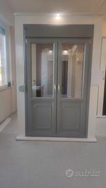 Porta finestra/Avvolgibile e Zanzariera in PVC