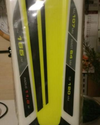 Sci volkl p60 racing nuovi con attacchi, racchette