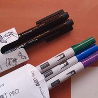 3 Marker e 2 Penne professionali disegno NUOVE