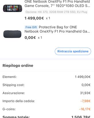 One xFly f1 pro rizen amd ax370ai