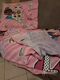 Copripiumino  con federa letto singolo 'LOL '  