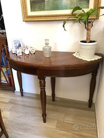 Tavolo tondo+ 4 sedie+ consolle da gioco