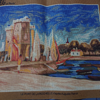 Quadro tela da ricamare a mezzo punto