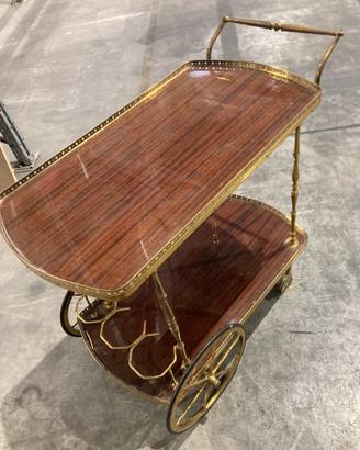 carrello bar Hollywood Regency vintage