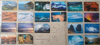 serie 21 schede telefoniche la natura ci chiama