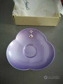 Piatto svuotatasche glicine argento nuovo