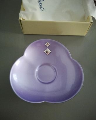 Piatto svuotatasche glicine argento nuovo