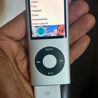 Apple iPod Nano 8GB 4th Gen A1285 Argento Batteria