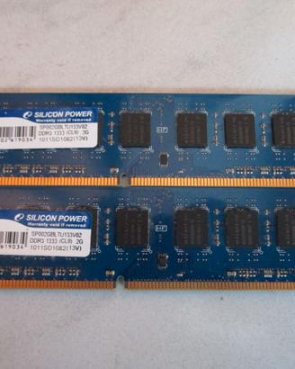 coppia di dam ddr3 4gb