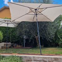 2 ombrelloni da giardino