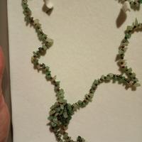 Collana in giada verde