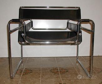 Knoll – Poltrona Wassily cromata Cuoio Naturale