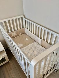 Lettino Azzurra Glam 9 in 1  bianco – come nuovo